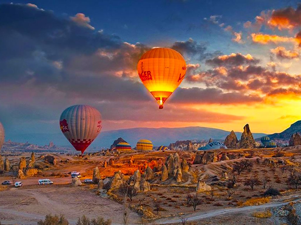 Турция каппадокия воздушные фото шары